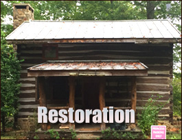 Historic Log Cabin Restoration  Mount Crawford, Virginia
